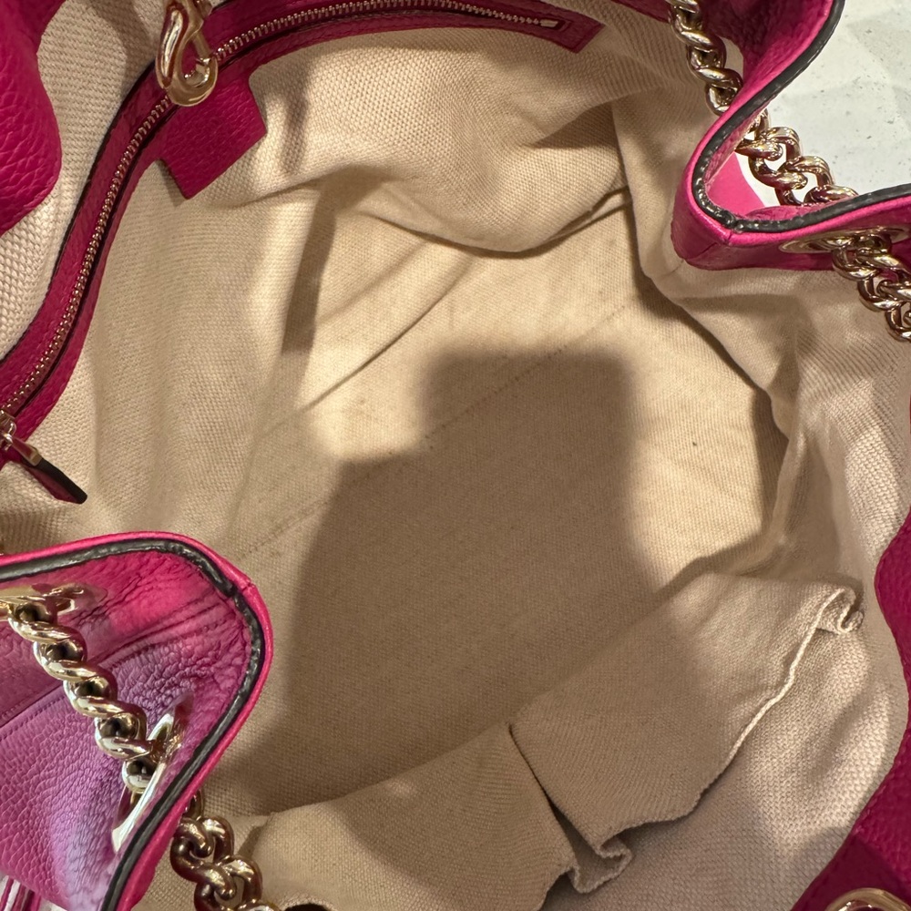 GUCCI SOHO GG chain shoulder hobo bag - Picture 7 of 9